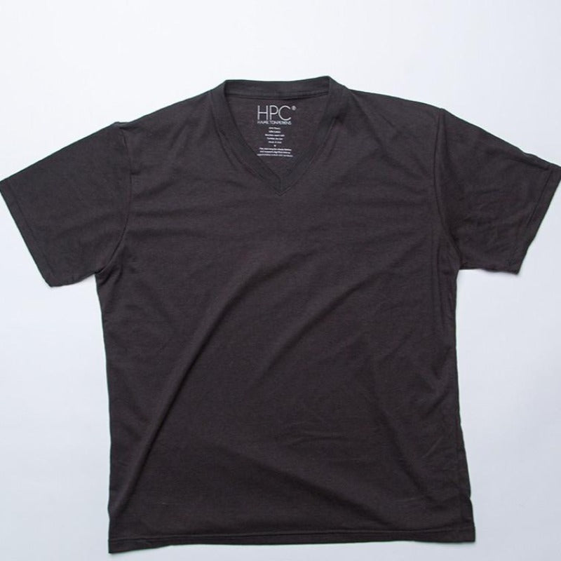 Earth V-Neck T-Shirt, Black - Hamilton Perkins Collection