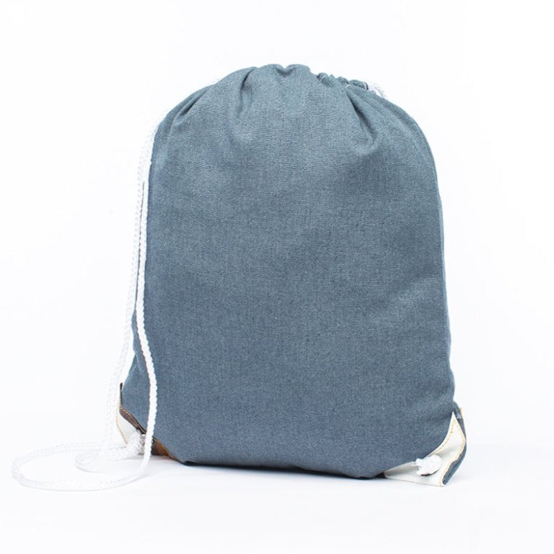 Earth Bag Drawstring, Navy - Hamilton Perkins Collection