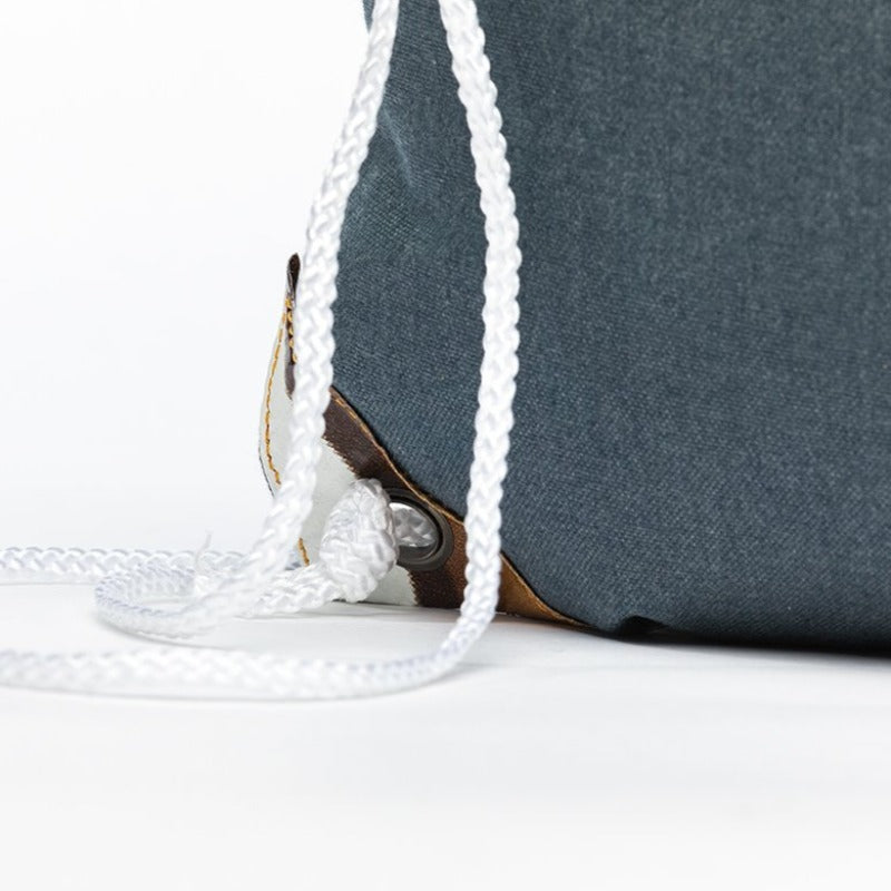 Earth Bag Drawstring, Navy - Hamilton Perkins Collection