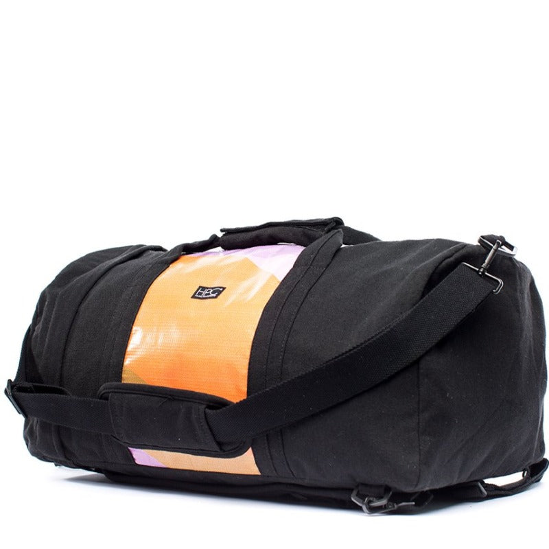 Black - Recycled Plastic Water PET Bottles - Recycled - Hamilton Perkins Collection - Earth Bag Premium - Side - Sustainability