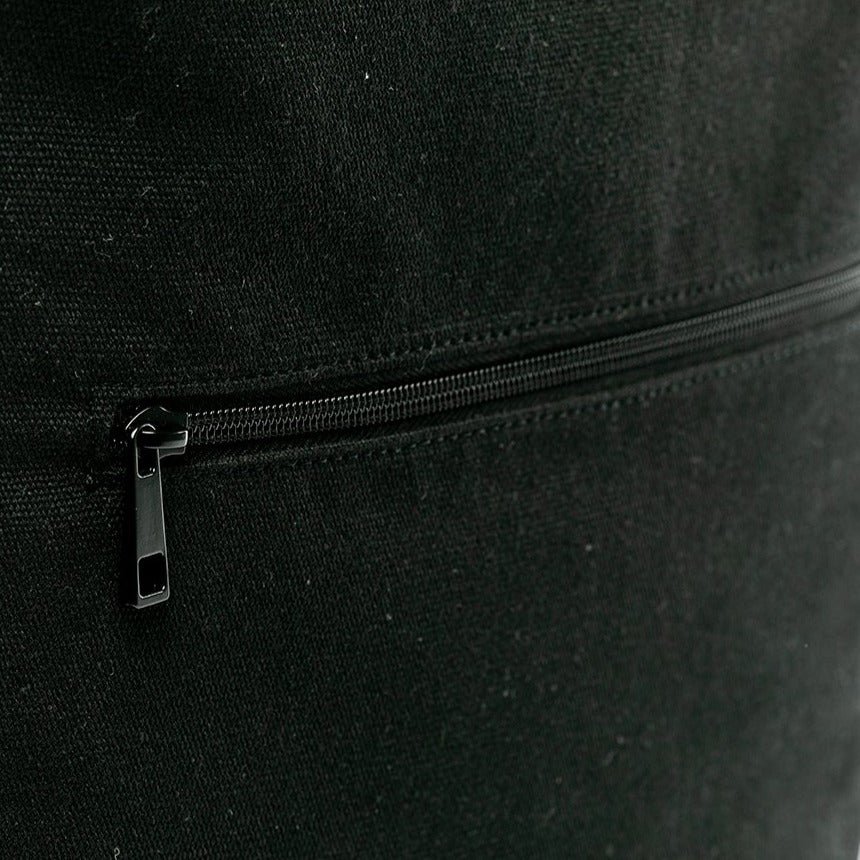 Black - Recycled Plastic Water PET Bottles - Recycled - Hobo - Hamilton Perkins Collection - Earth Bag Hobo - Close - Sustainability