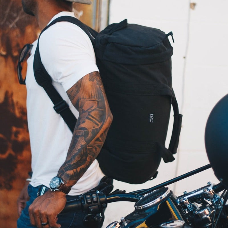 Charlyn Lifestyle Hamilton Perkins Collection Black Convertible Backpack