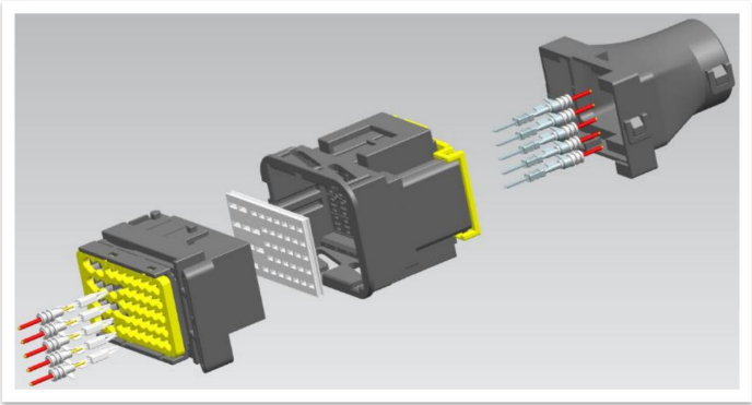 Low voltage connector case