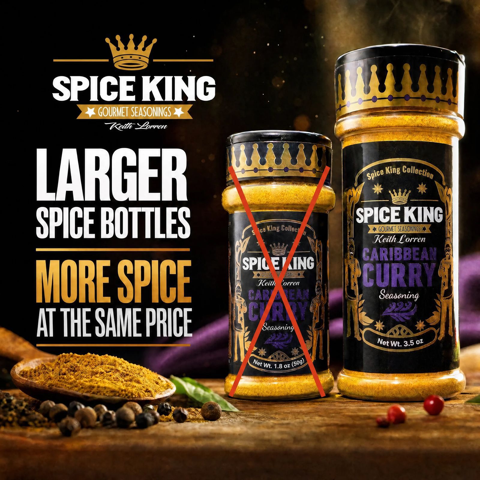 Spice King Dragons' Den Bundle: 10 Seasonings, 1 Hot Sauce & 5 Plantain Chips