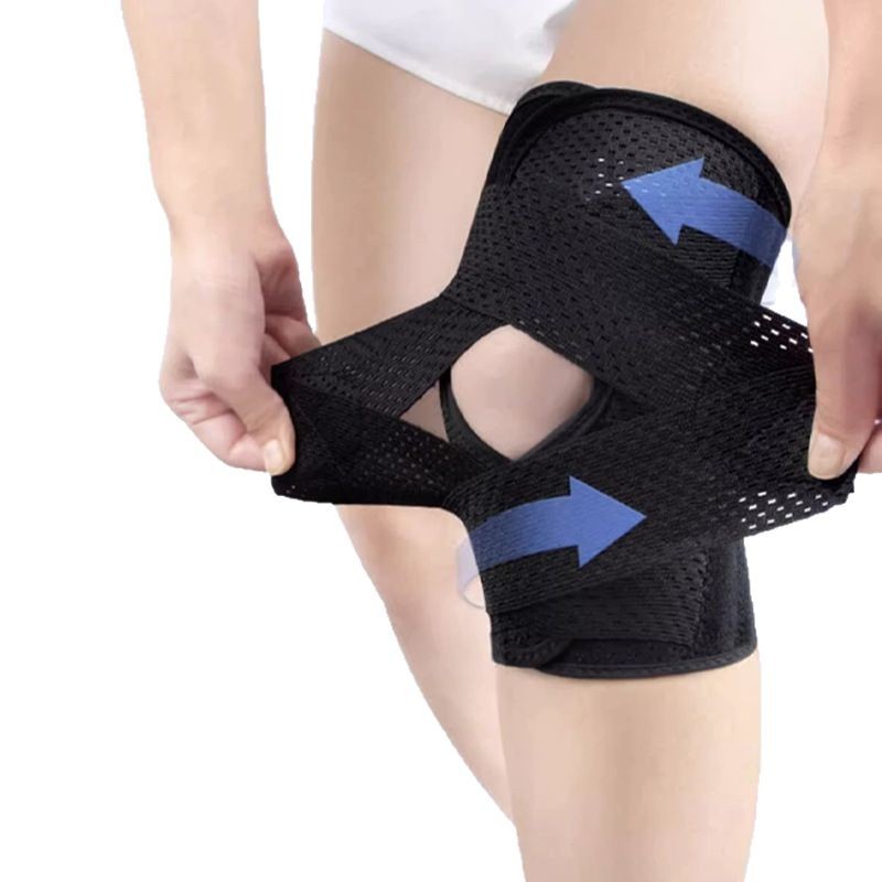 Cross-Strap Compression Knee Brace Meniscus Protection Support