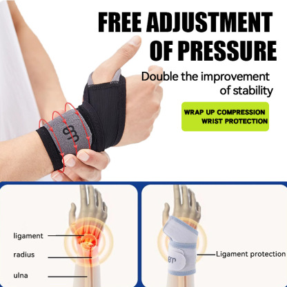 Wrapping Compression Wrist Wrap Thin Breathable Support Strap
