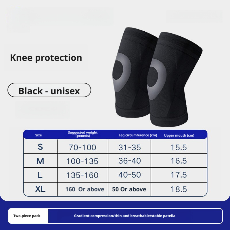 Knit Elastic Knee Sleeve Breathable Compression Support