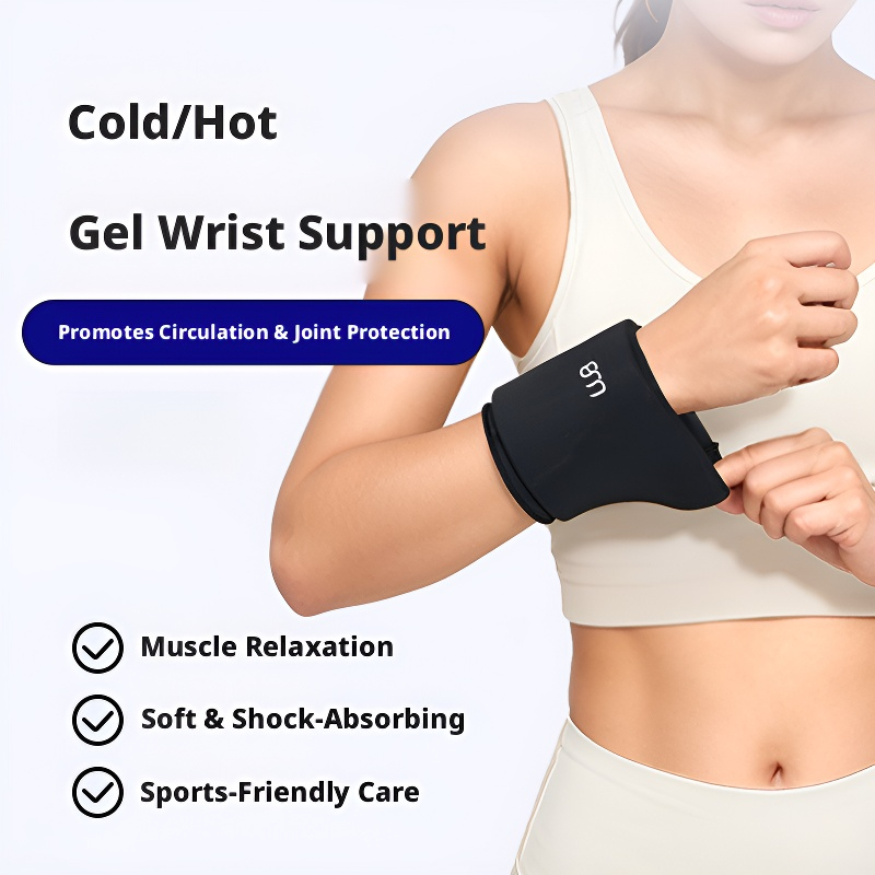 Hot/Cold Gel Wrist Support Reusable Therapy Sleeve