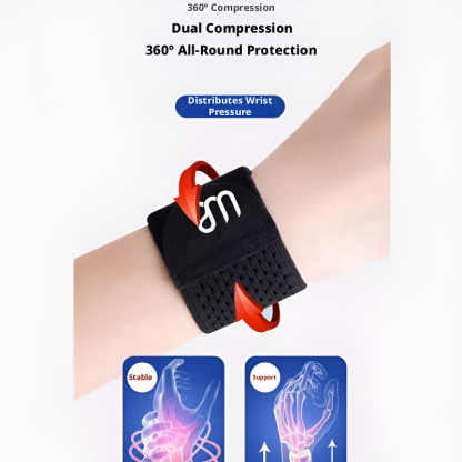 Lightweight Breathable Double Pressure Wrist Brace TFCC Support