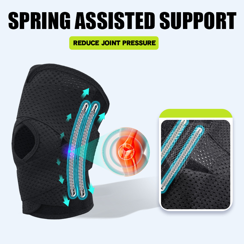 Cross-Strap Compression Knee Brace Meniscus Protection Support