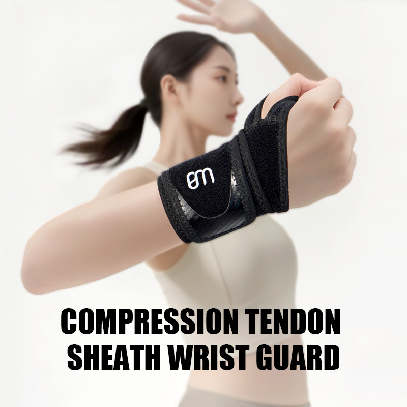 Herbal Mugwort Wrist Wrap Light Compression Support Strap