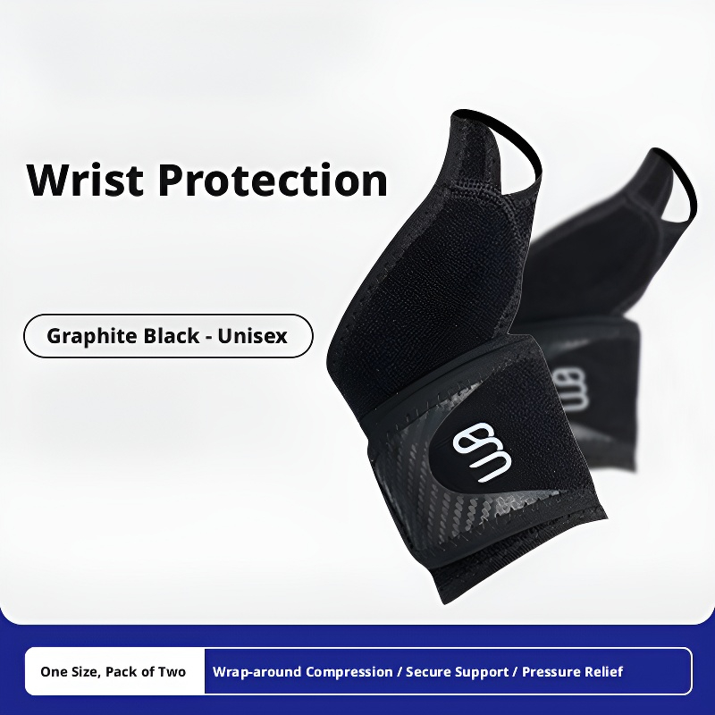 Herbal Mugwort Wrist Wrap Light Compression Support Strap