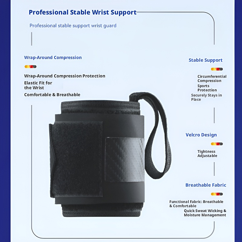 Weightlifting Wrist Wrap Adjustable Gym Support Strap