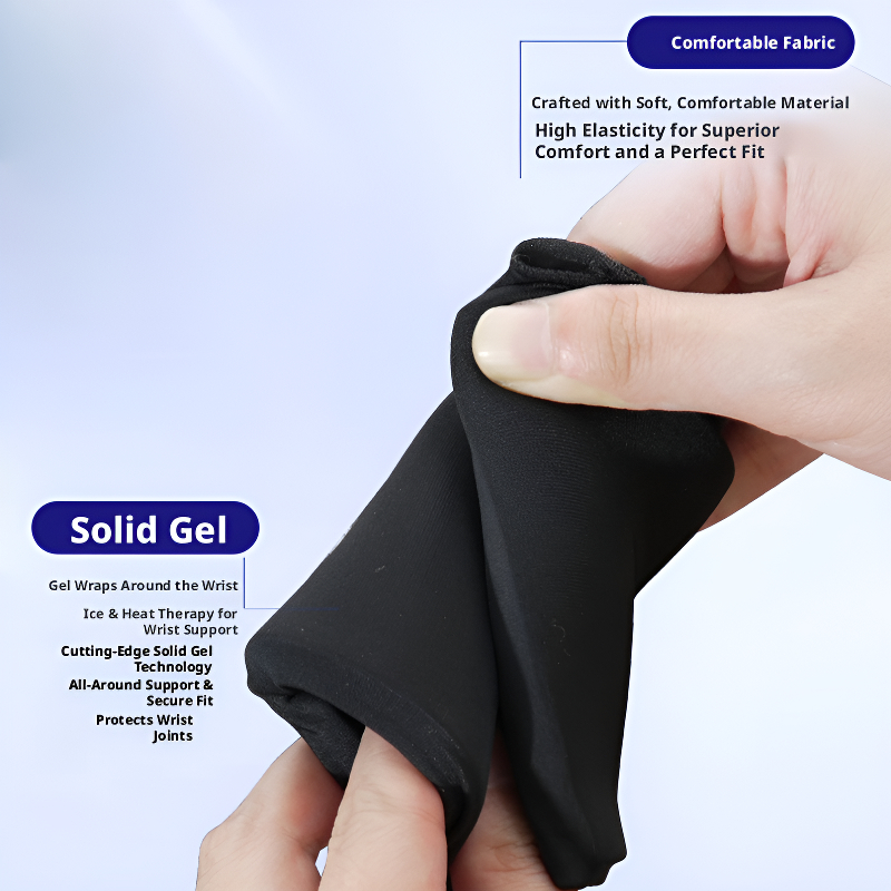Hot/Cold Gel Wrist Support Reusable Therapy Sleeve