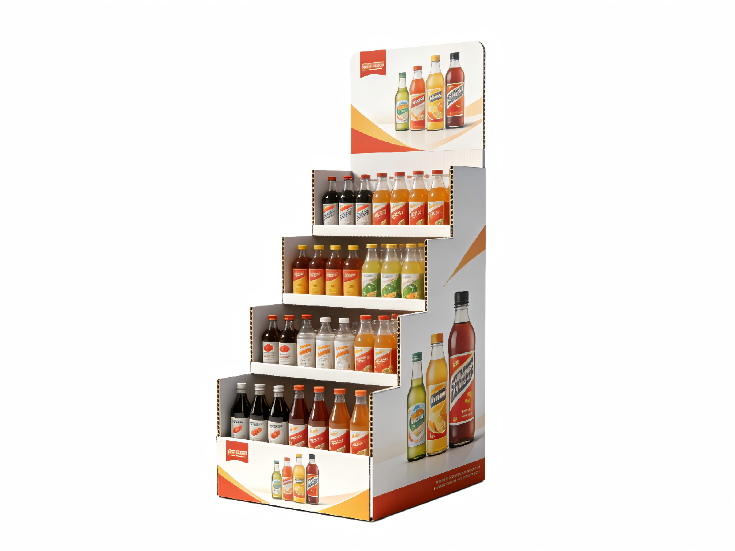 Tiered Corrugated Floor Display