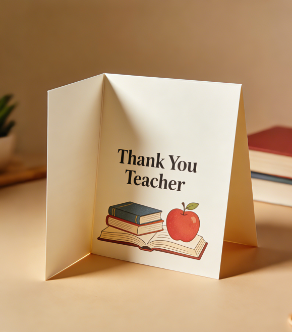 Teacher Appreciation Card