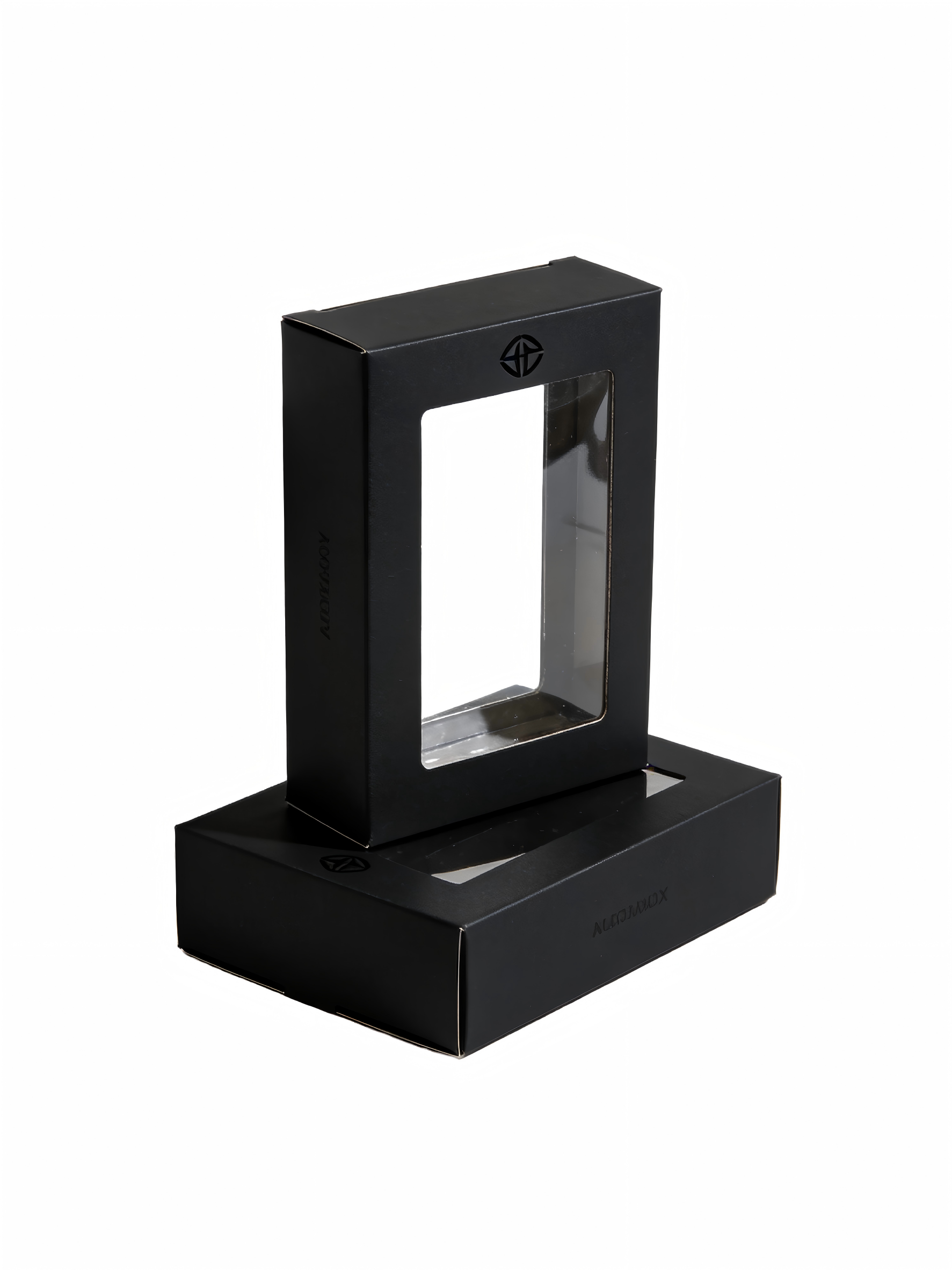 Matte Black Window Folding Carton