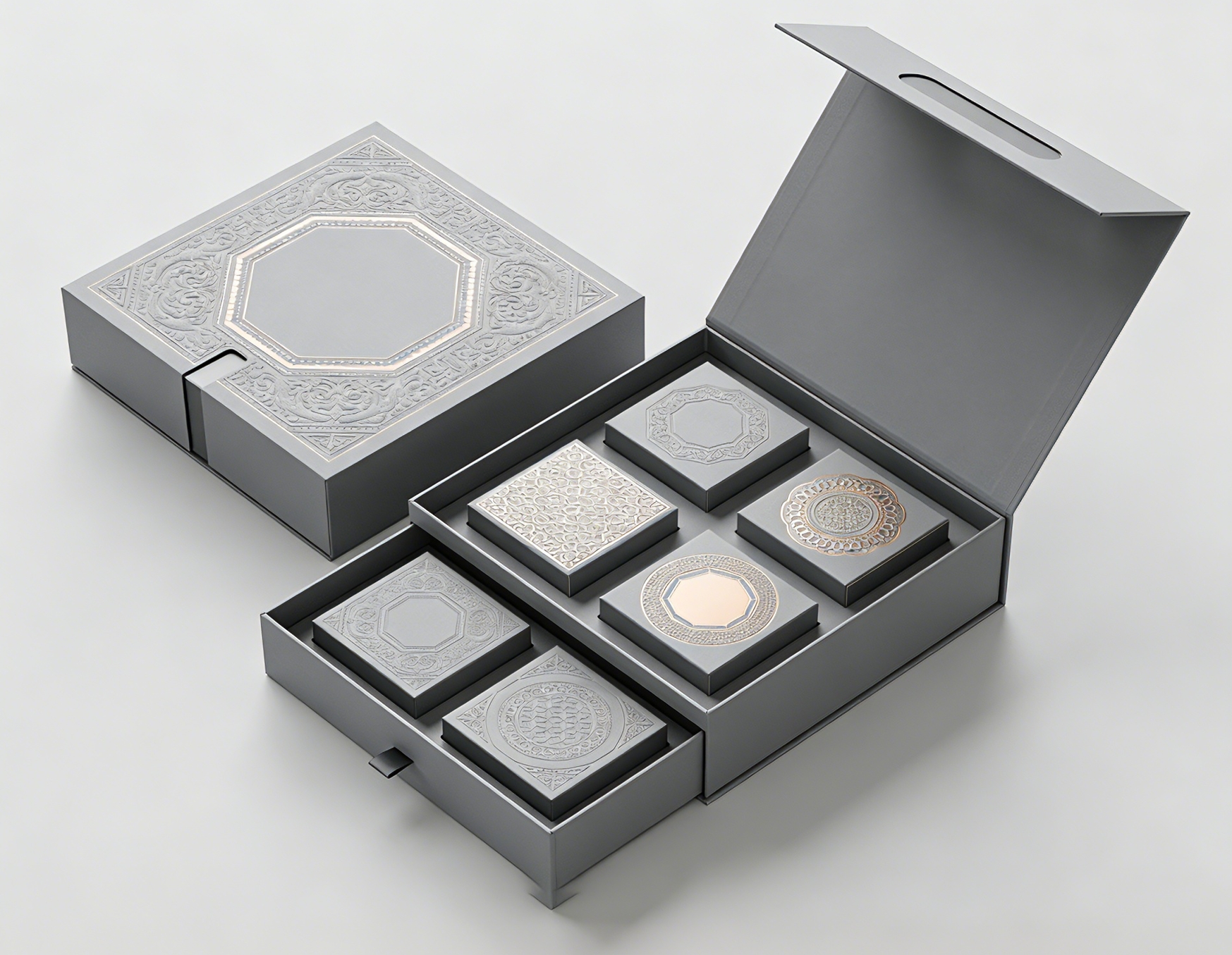 Embossed Magnetic Rigid Gift Box