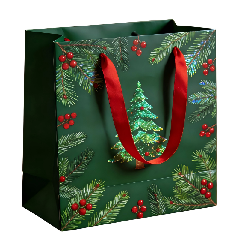 Christmas Tree Paper Gift Bag