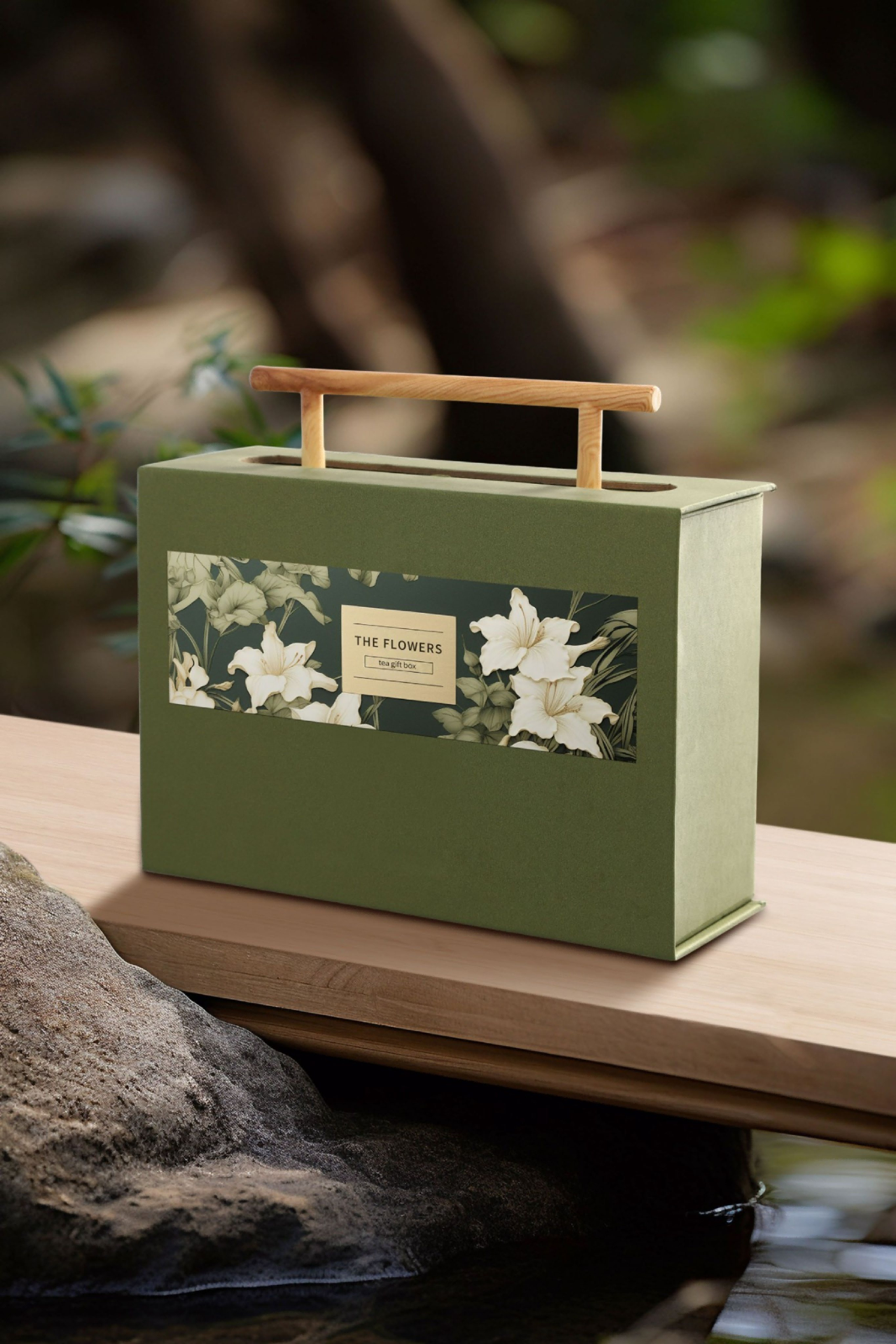 Custom Luxury Handle Rigid Gift Box