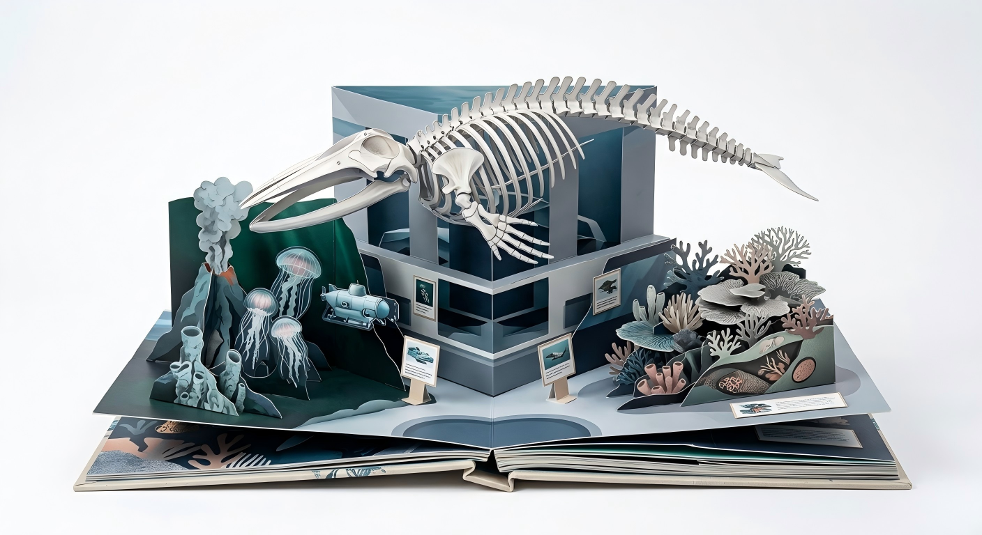 Marine Discovery Pop-Up Book