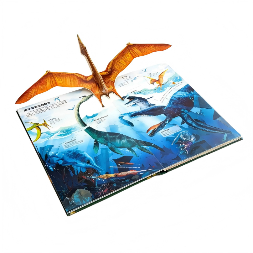 Custom Advanced 3D Pop Up Hardcover Book Printing