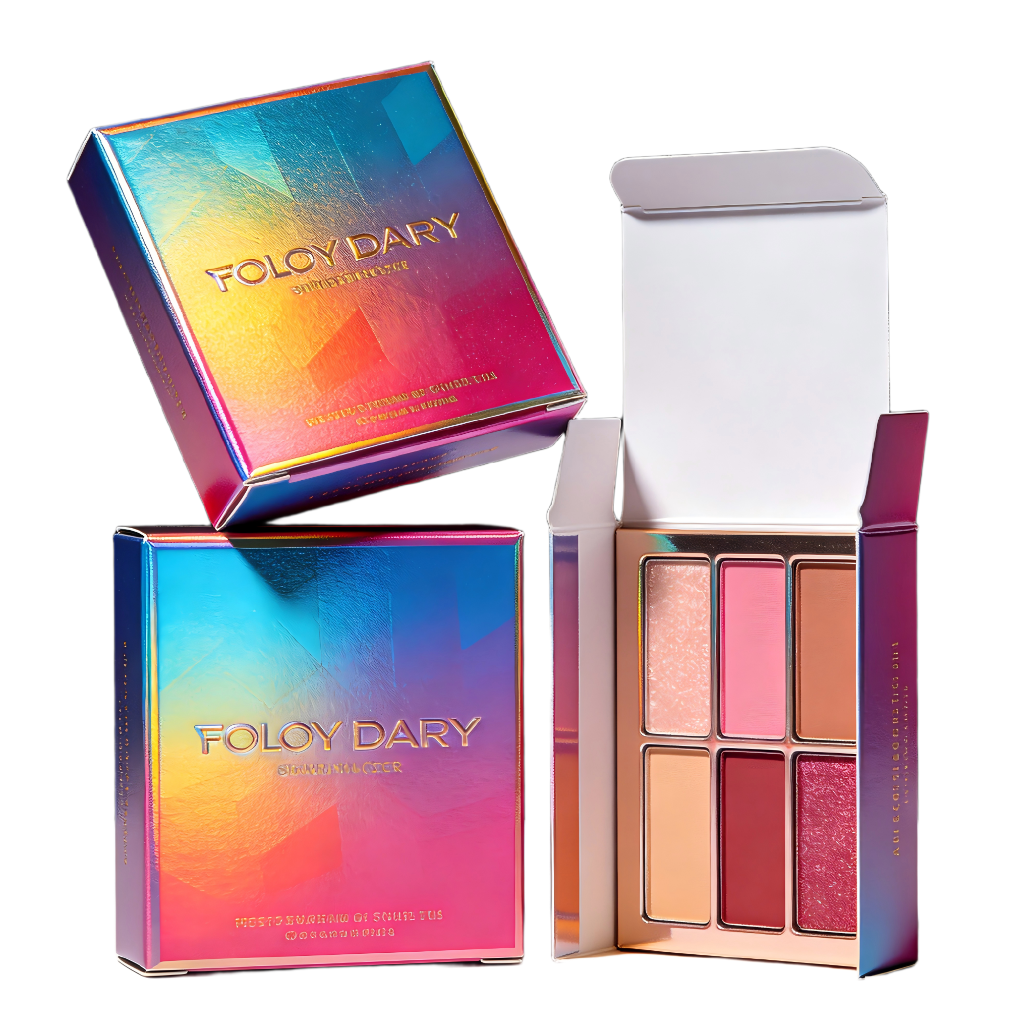 Iridescent Cosmetic Folding Carton
