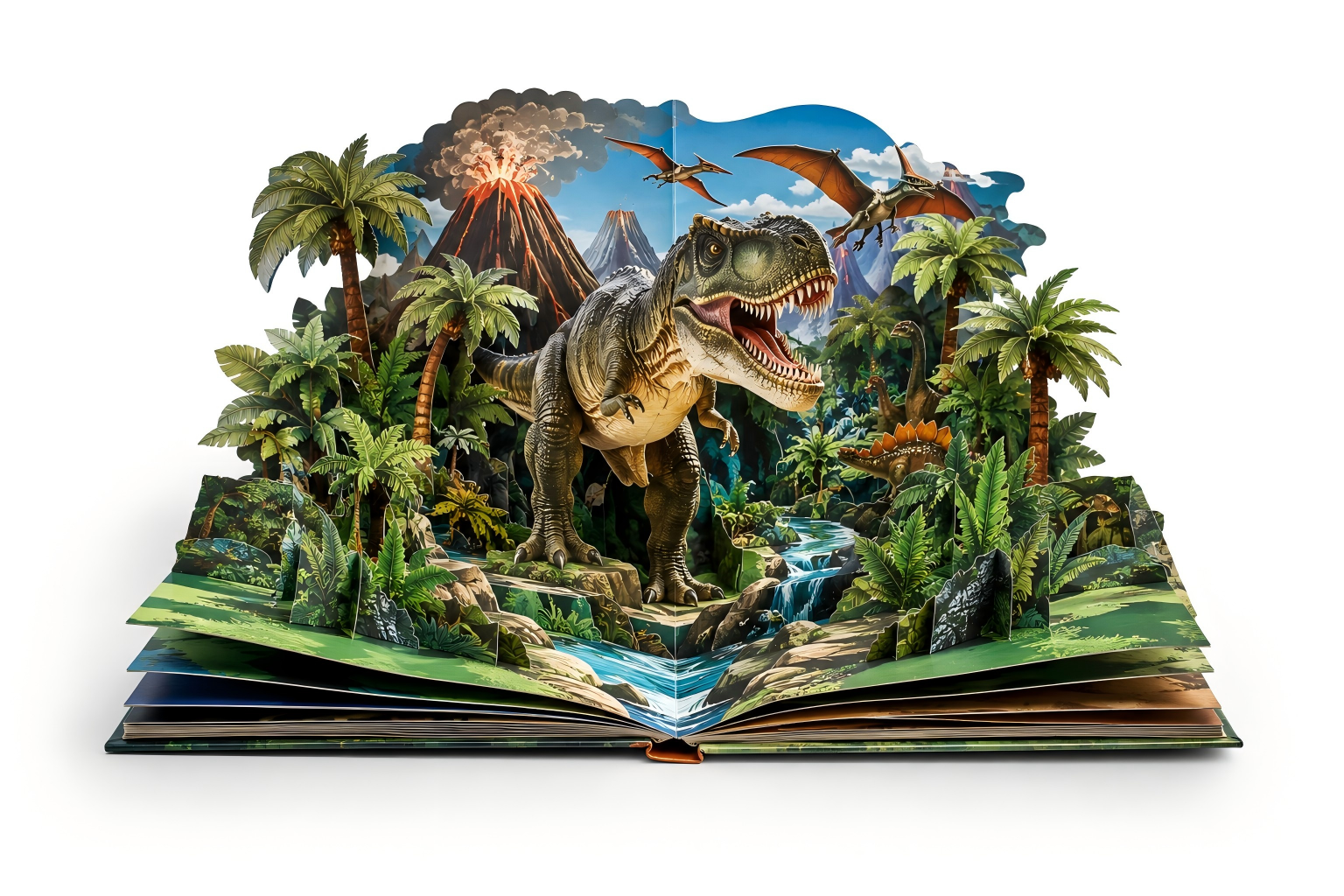 Dinosaur Adventure Pop-Up Book