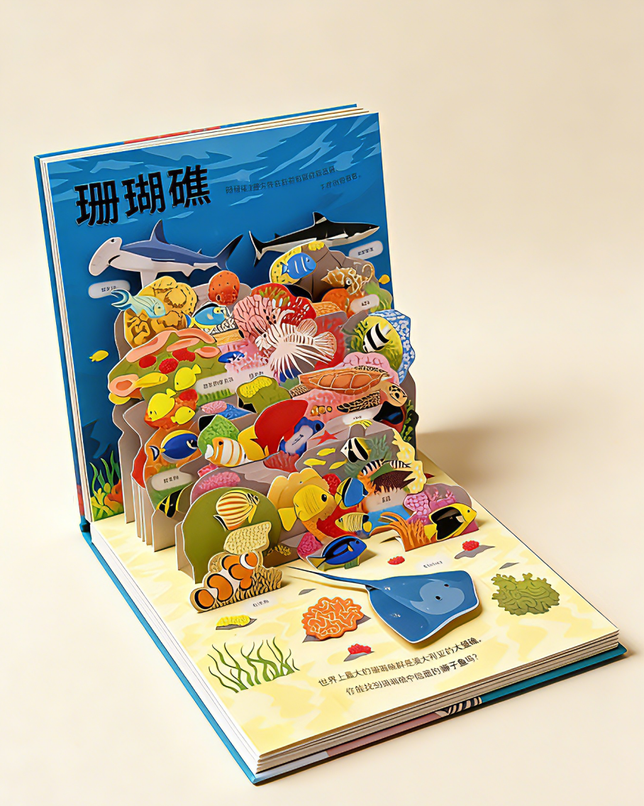 Ocean 3D Pop Up Book