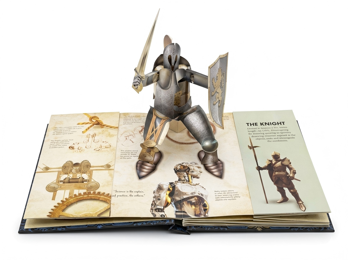 Mechanical Knight Pop-Up Book