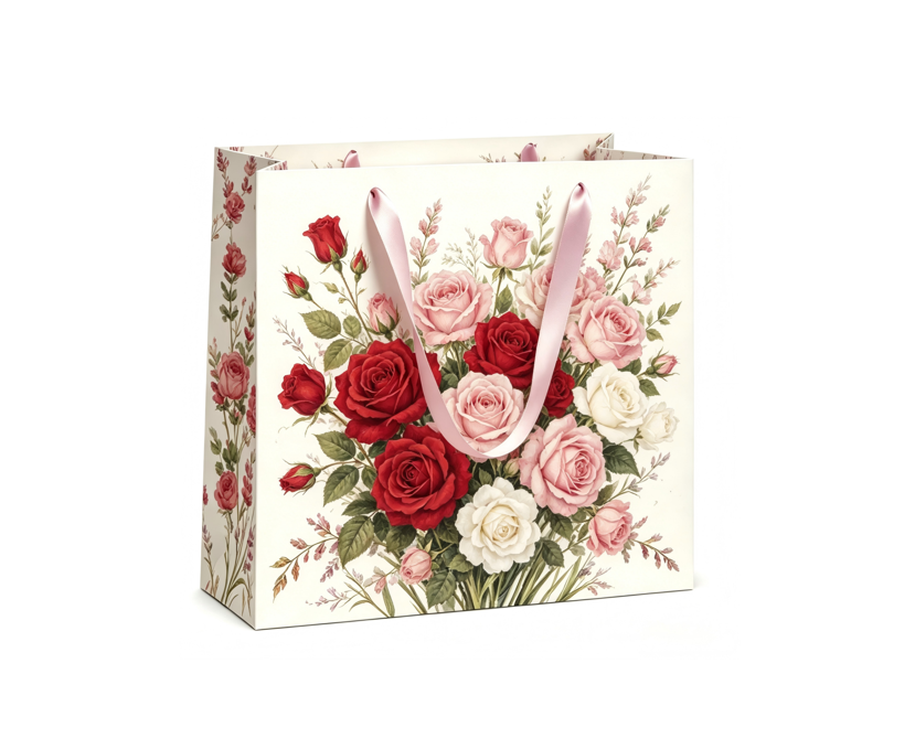 Rose Bouquet Gift Bag