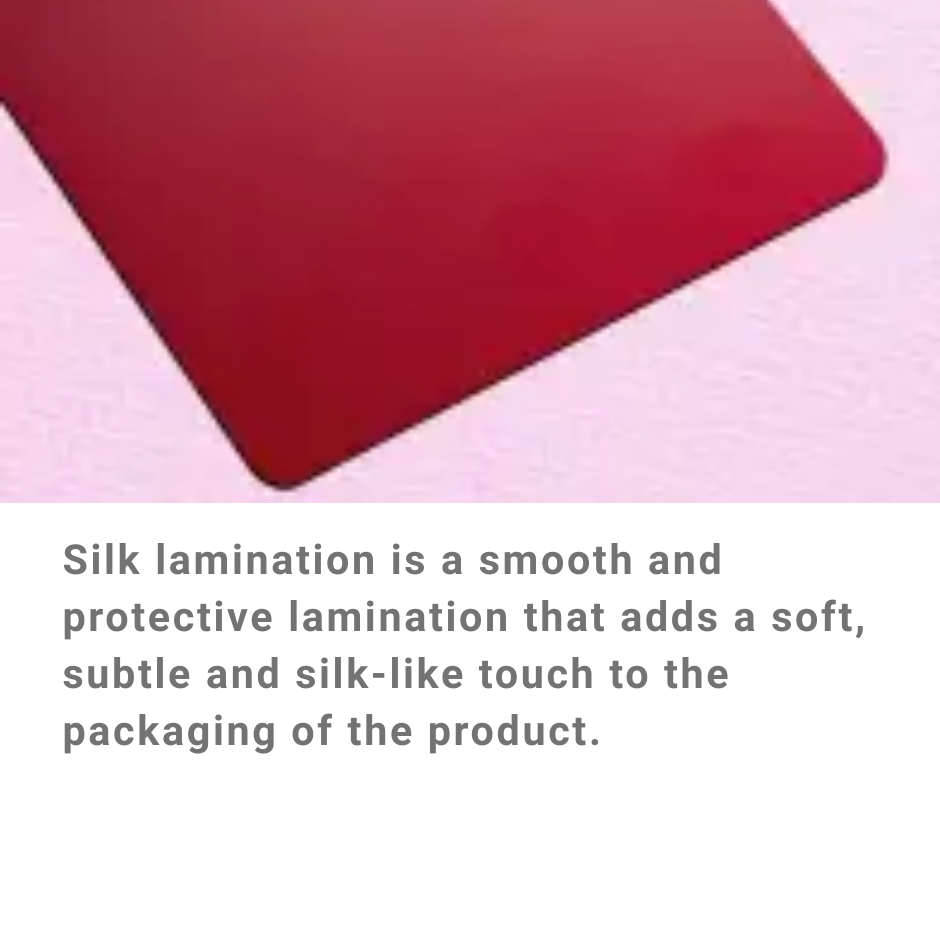 Soft touch _ Silk Lamination