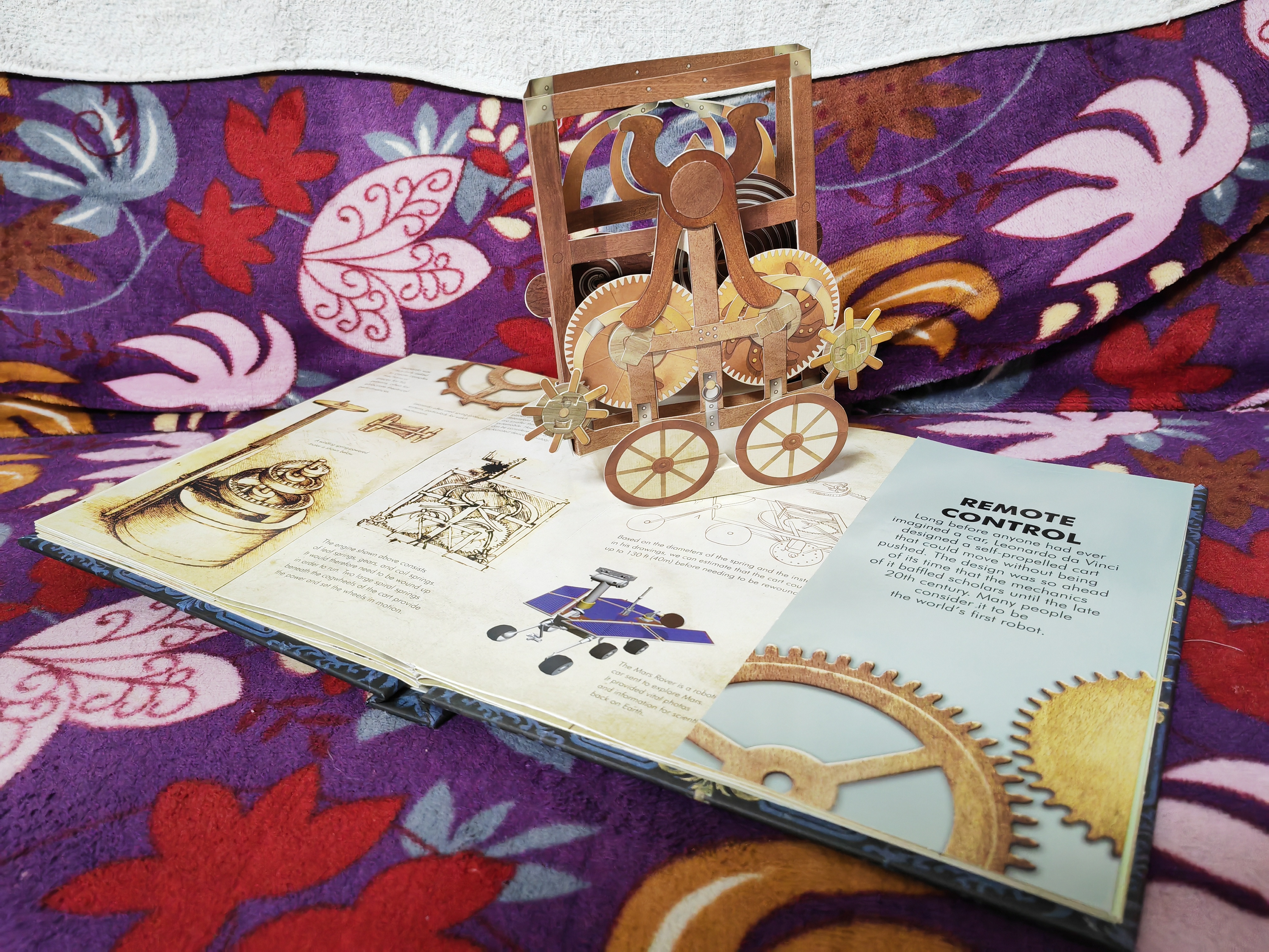 Mechanical Gear Engineering Pop Up Book