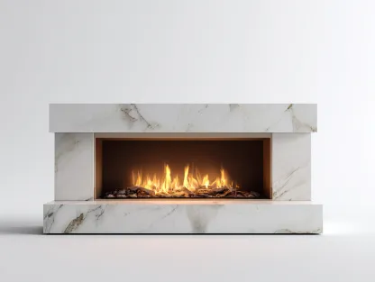 Cheminée électrique encastrable 180x45x60 cm - Blanc - Design contemporain minimaliste-Luxegoio