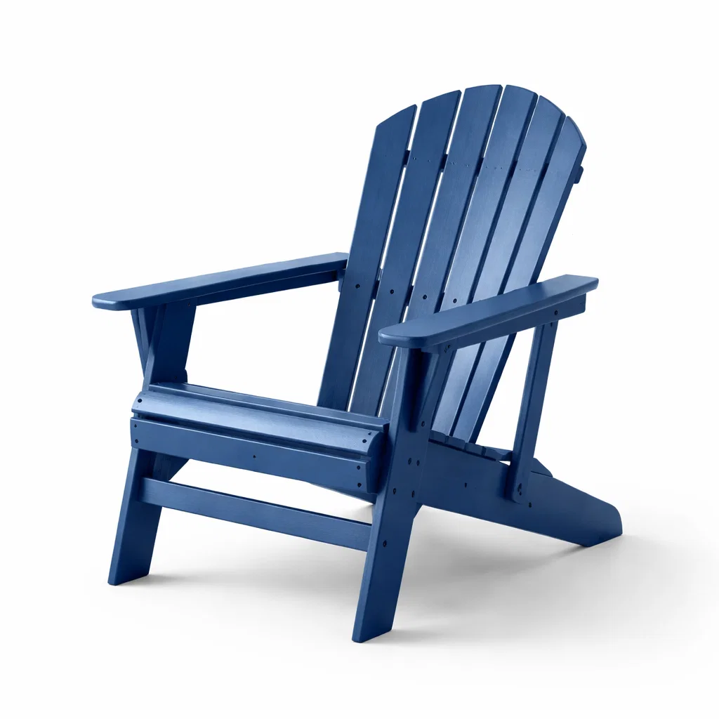 Chaise Adirondack en bois bleu-Cosy Cab Ine