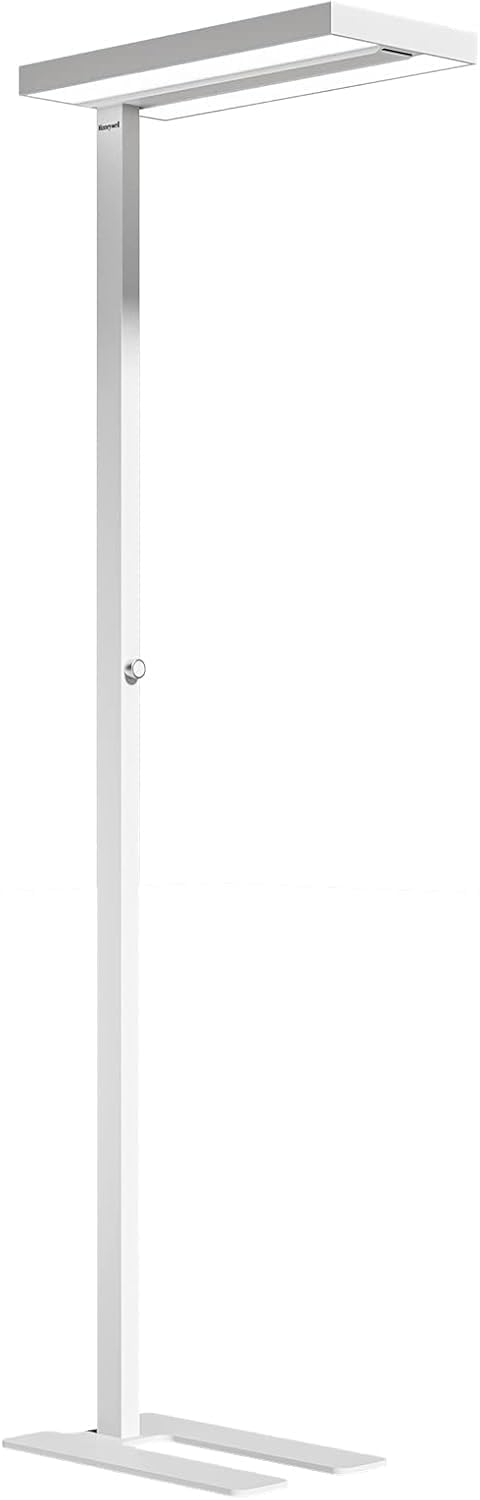 Honeywell Lámpara de Pie LED 155W - 02E MAX Sunturalux, Luz Alta 16000LM 4000K Natural, Ajustable y Cuidada para los Ojos, Lámpara de Lectura para Sala, Oficina, Dormitorio-Craftgethaus