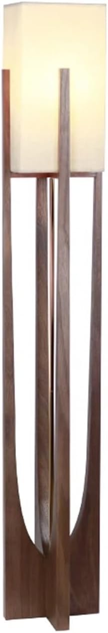 Luz Para Leer Lámpara de pie de madera maciza, lámpara de pie de madera for sala de estar, dormitorio, sofá, lámpara de pared, lámpara de pie china de esquina (sin fuente de luz) Lámparas De Pie Para-Craftgethaus