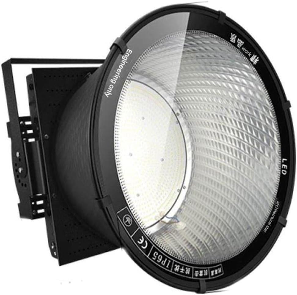 Focos LED Impermeables para Exteriores, Luz LED para Grúas Torre, Utilizados para Iluminar Muros Y Columnas De Edificios, con Un Haz De Luz Concentrado Y De Alta(800W(111-240V))-Craftgethaus