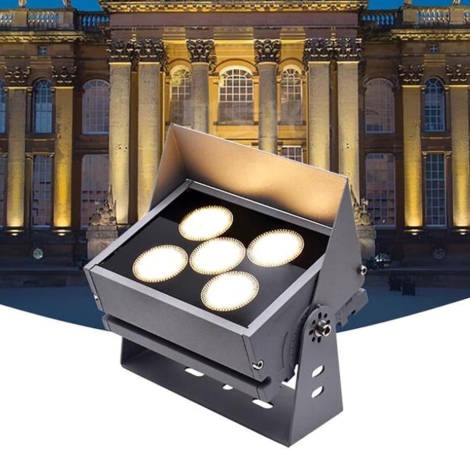 Focos para exteriores, luz LED de paisaje, foco de haz estrecho ajustable, luz de proyección impermeable, 220 V, para iluminación de jardín y camino-Craftgethaus