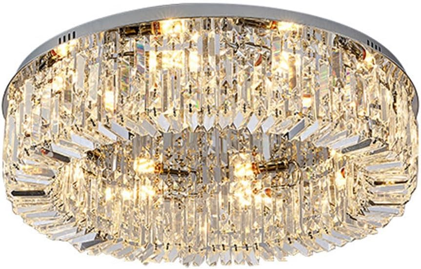 Lámpara de techo posmoderna de cristal para salón, de material metálico, iluminación plana, sencilla y creativa de estilo europeo, ideal para dormitorios y estudios.-Craftgethaus
