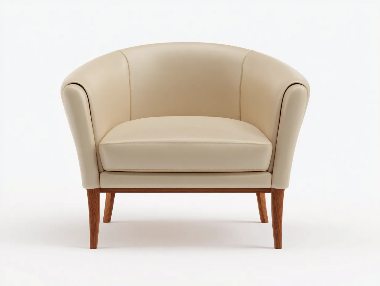 Sillones-piel-madera-92x88x82 cm-beige claro-estilo moderno-Craftgethaus