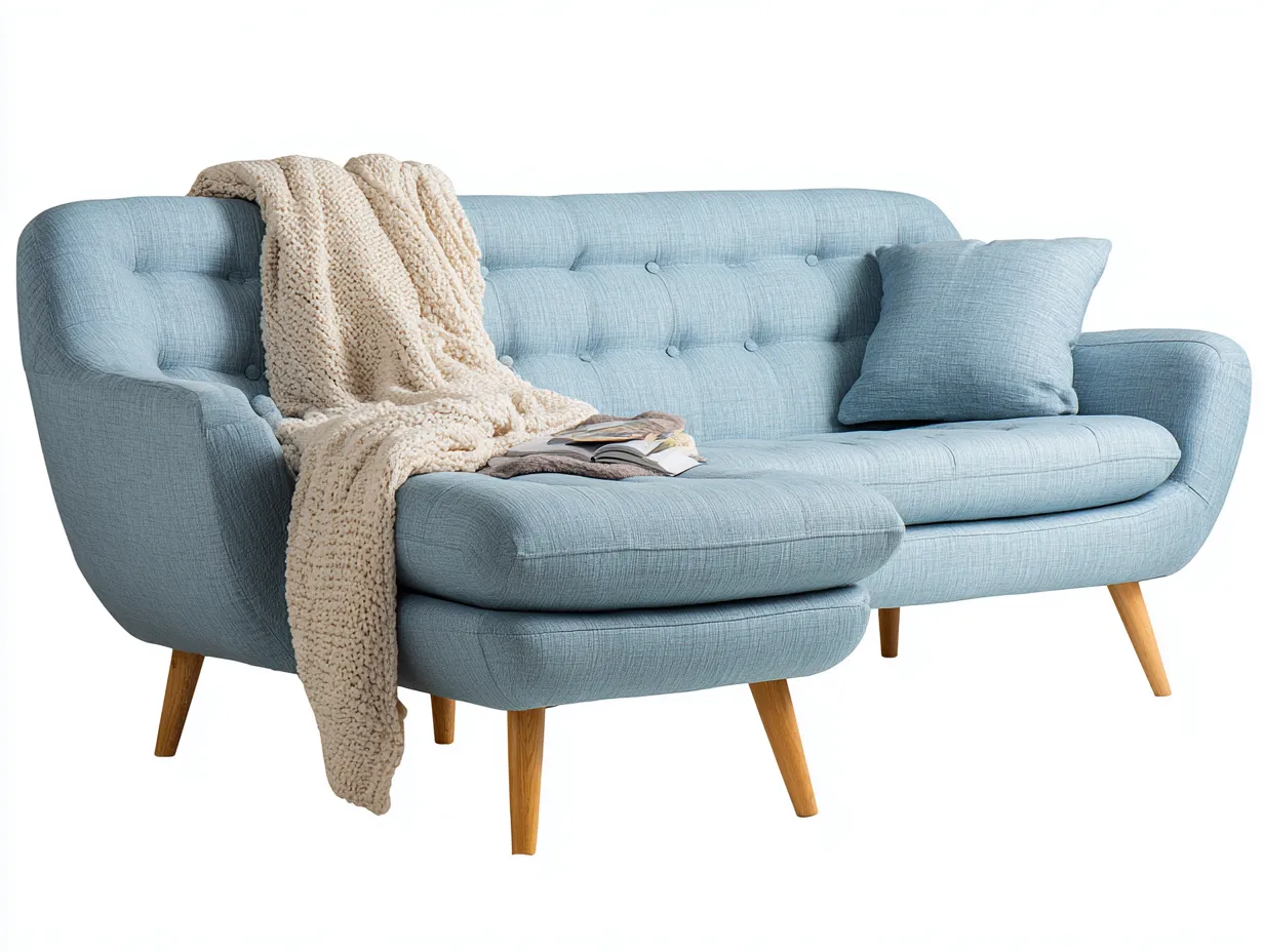 Sofá rinconero-tela-madera-268x158x88 cm-azul claro-estilo moderno nórdico-Craftgethaus