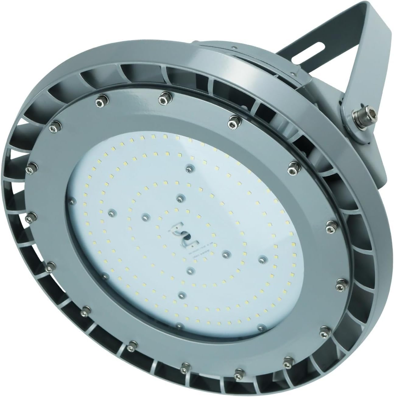 Luz LED a Prueba de explosiones de 100 W, 14 000 LM, 5000 K, UL844 Clase I, DIV. 2, IP66, iluminación for Zonas peligrosas de gasolineras.(150W,240-480VAC)-Craftgethaus