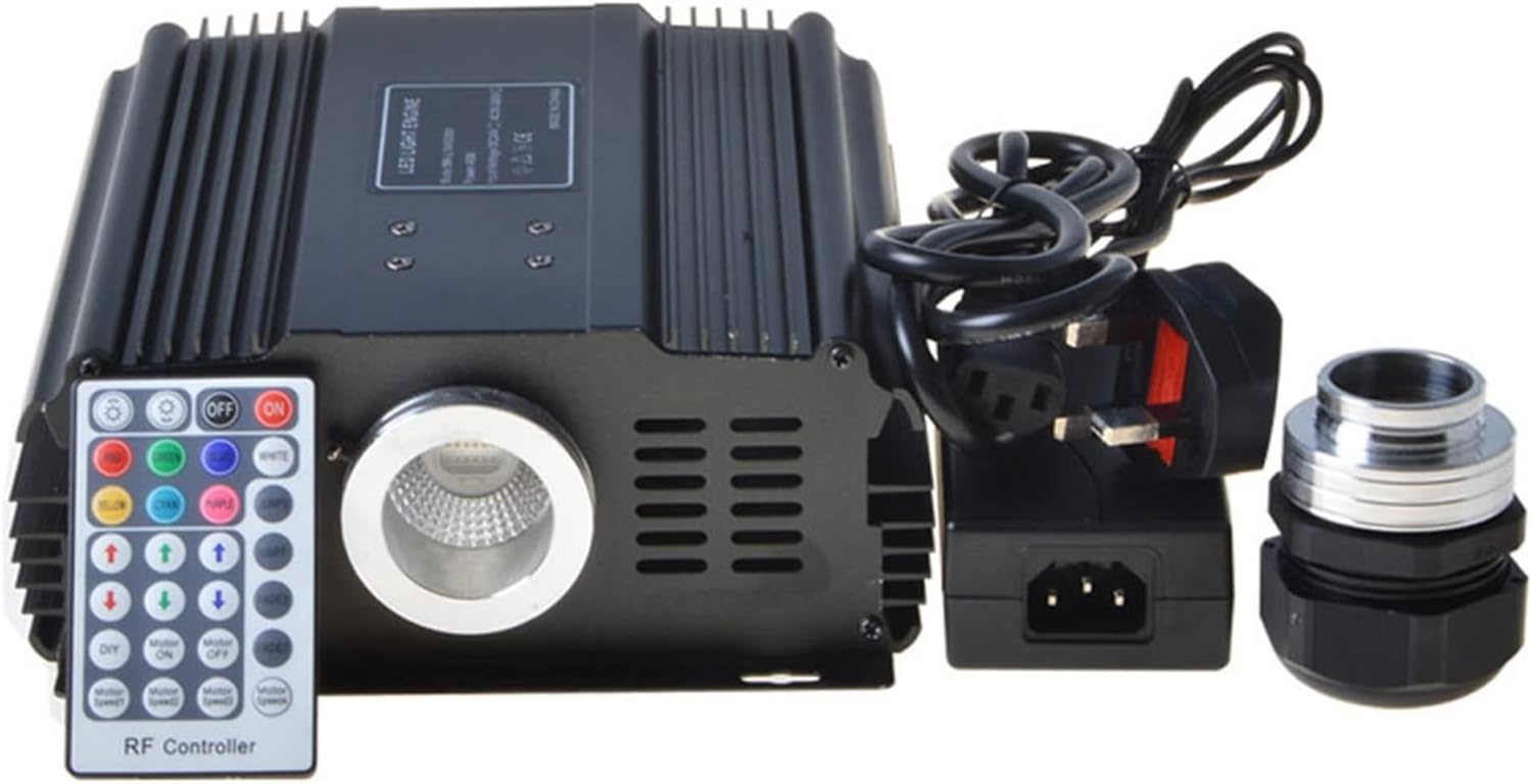DIRIGIÓ Fuente de luz 28Key RF Control Remoto 6 0W RGBW LED Motor de Fibra óptica for Bricolaje Iluminación de Piscinas Estrella-Craftgethaus