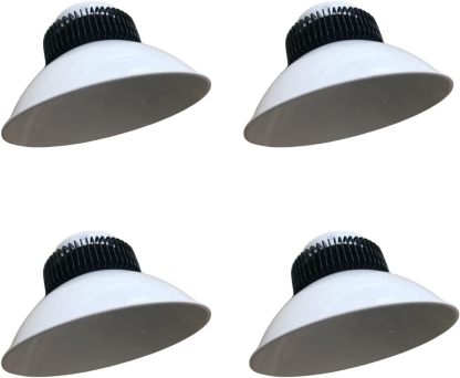 Jandei - Pack x4 Campana LED Industrial 200W 6000K, SMD3030, 20.000 Lúmenes, Luz Blanca Fría, IP20 para Interiores, Iluminación Profesional para Talleres, Almacenes y Espacios Comerciales-Craftgethaus