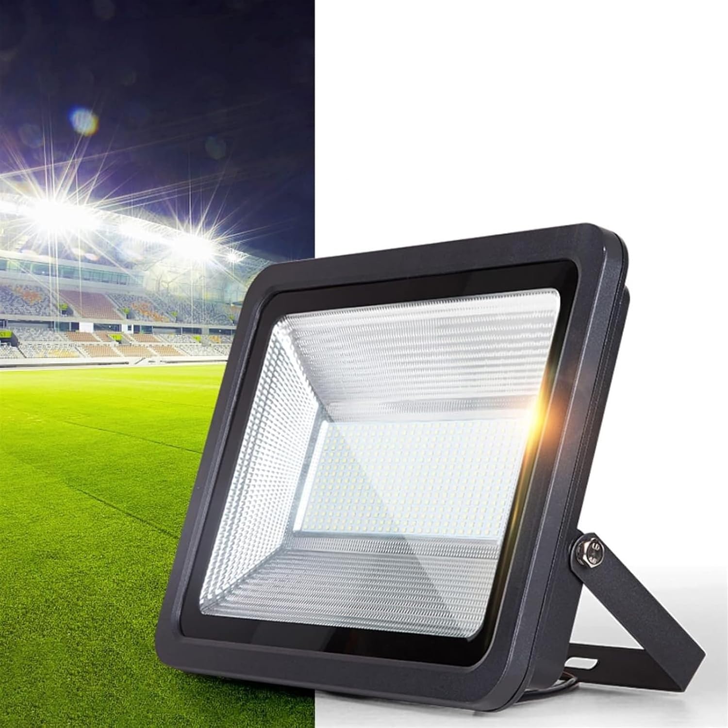 Luz Solar para Exteriores, Luz de inundación LED for Exteriores, luz Seguridad, iluminación puntual superbrillante, Reflector Trabajo for for Garaje, jardín, césped y Patio(200W)-Craftgethaus