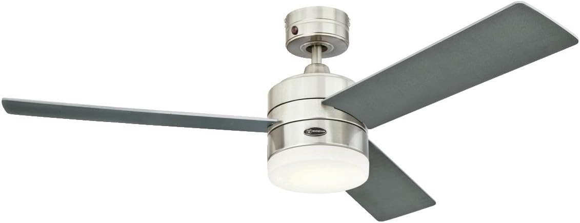 Westinghouse Lighting Alta Vista Ventilador de Techo Integrado, 17 W, Plateado-Craftgethaus