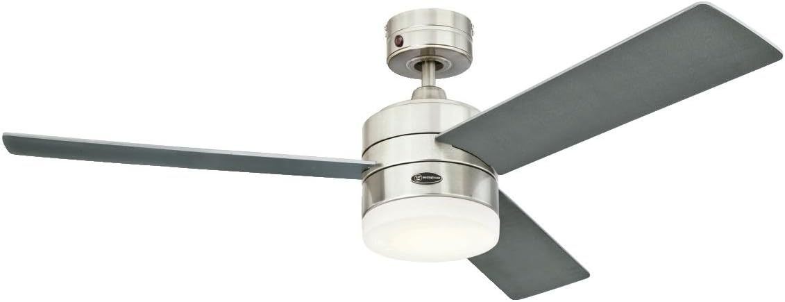 Westinghouse Lighting Alta Vista Ventilador de Techo Integrado, 17 W, Plateado-Craftgethaus