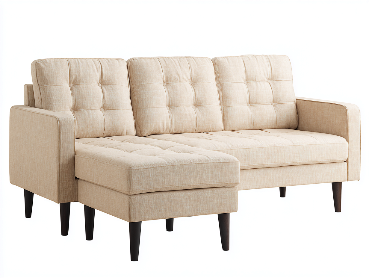 Sofá rinconero-tela-lino-madera-272x160x88 cm-beige-estilo contemporáneo sobrio-Craftgethaus