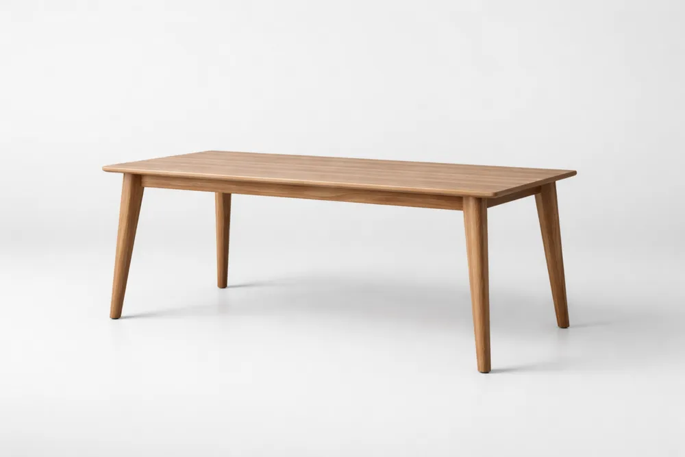 Table à manger en bois de chêne 180x90x75cm(L x l x H)